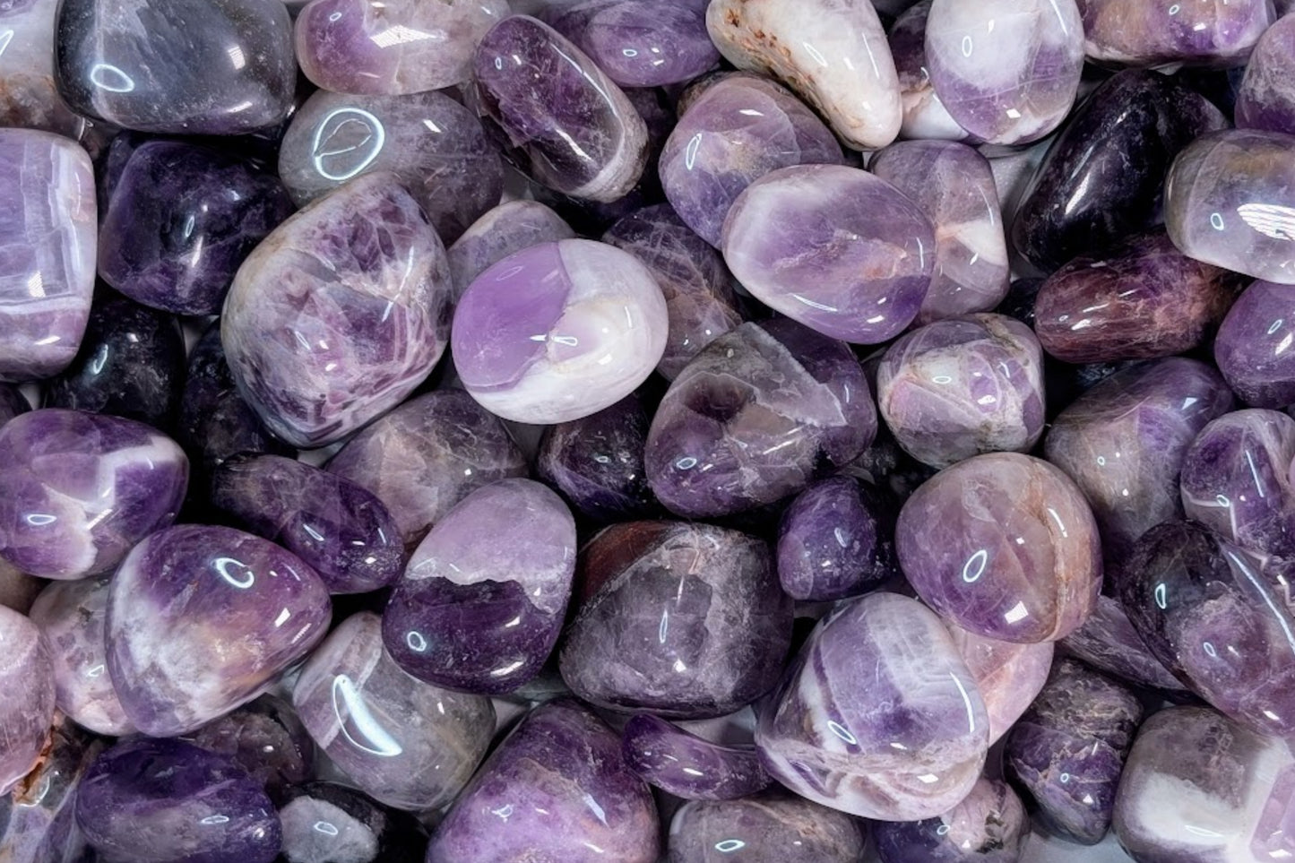 Amethyst Tumbled - Set of 10