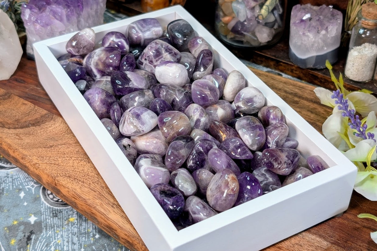 Amethyst Tumbled - Set of 10