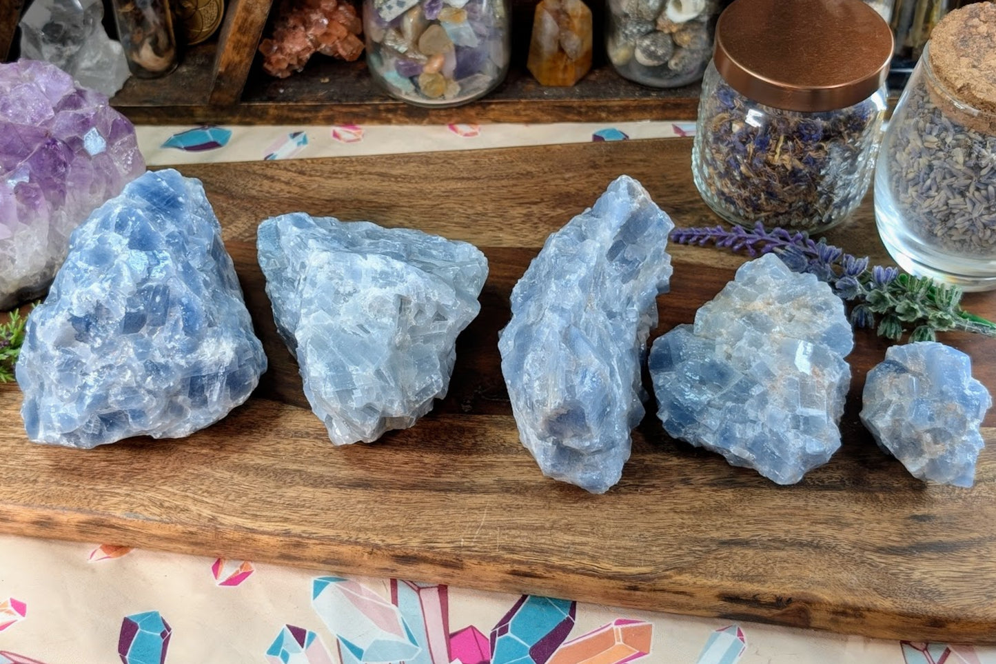 Blue Calcite Rough