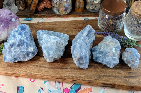 Blue Calcite Rough