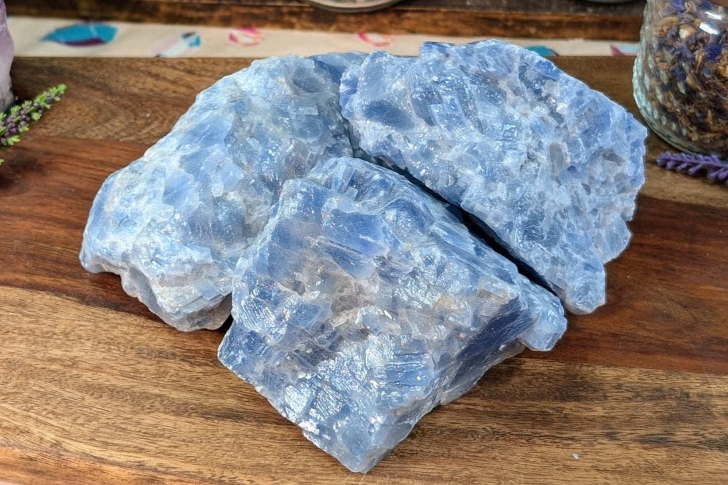 Blue Calcite Rough