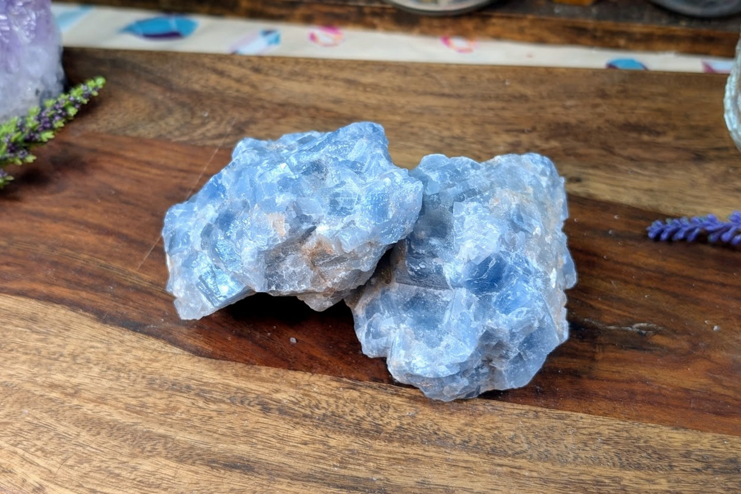 Blue Calcite Rough