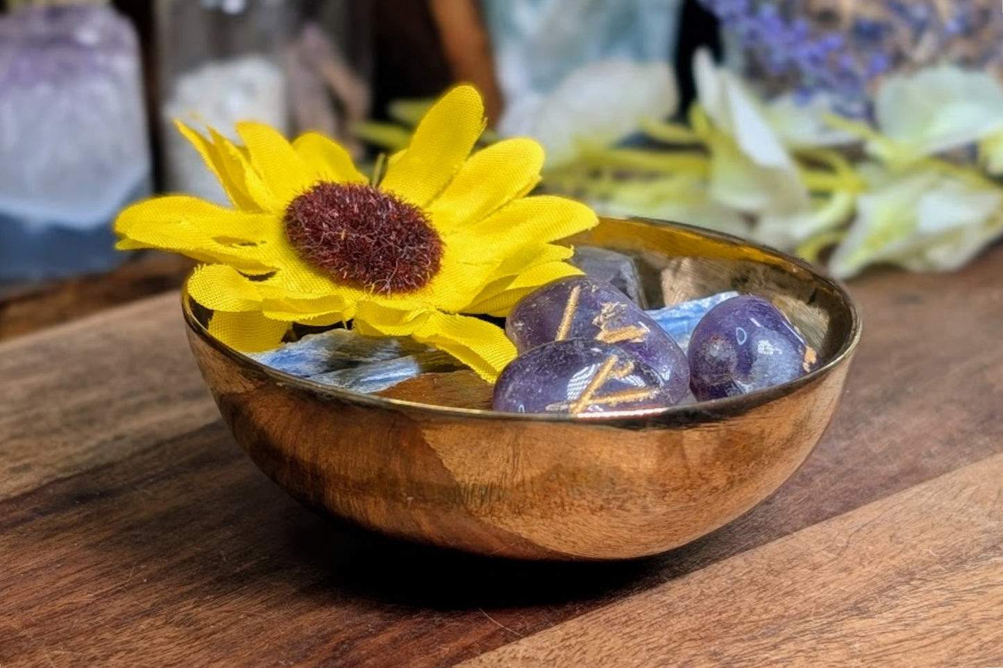 Brass Hand-Shaped Bowl 3"