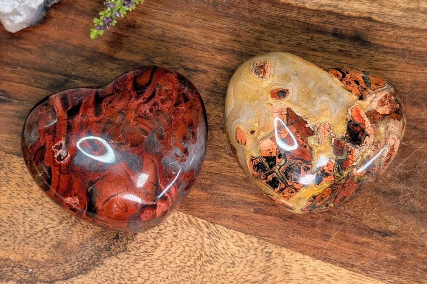 Brecciated Jasper Heart