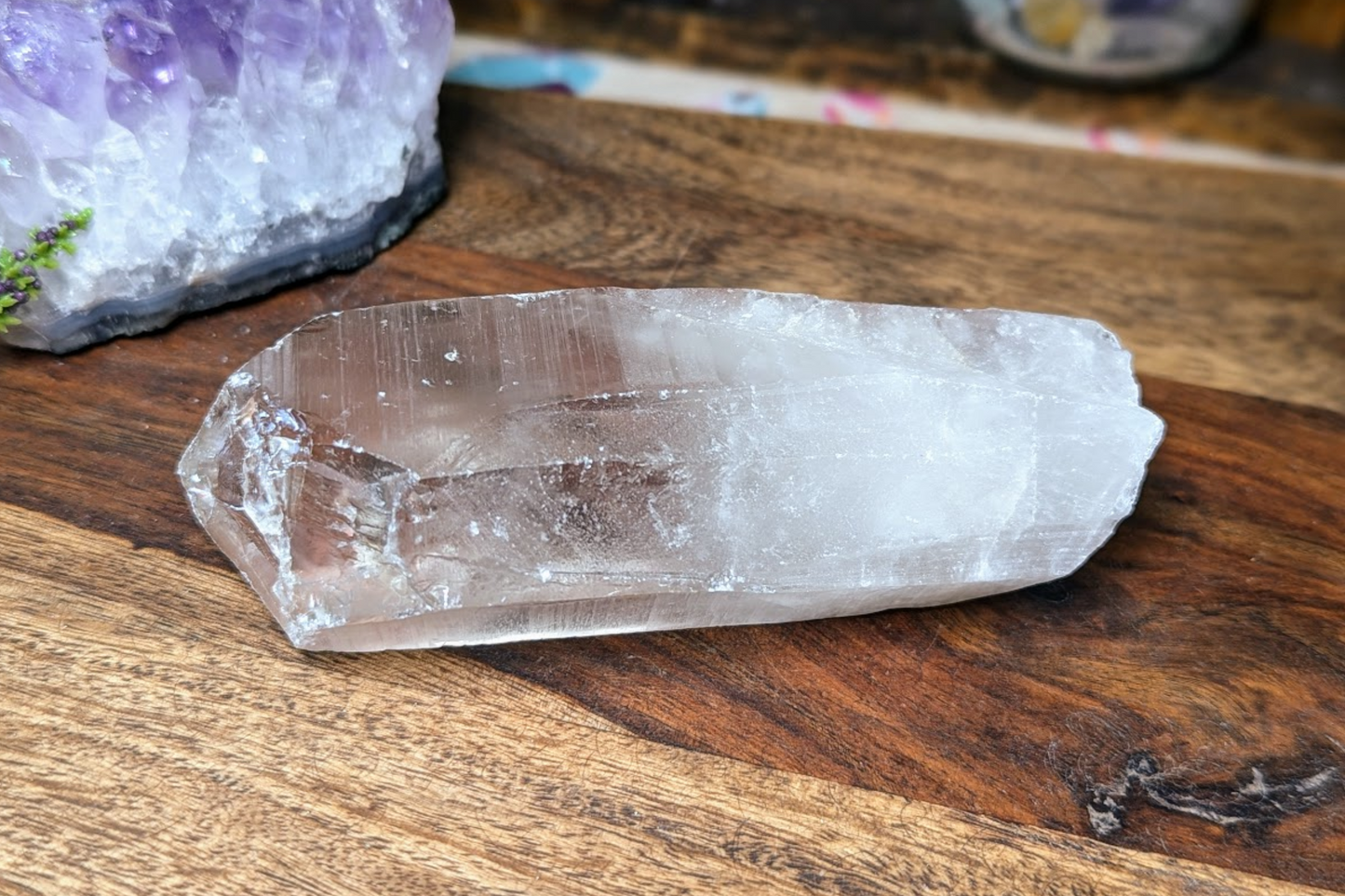 Clear Quartz Rough Point 6 oz