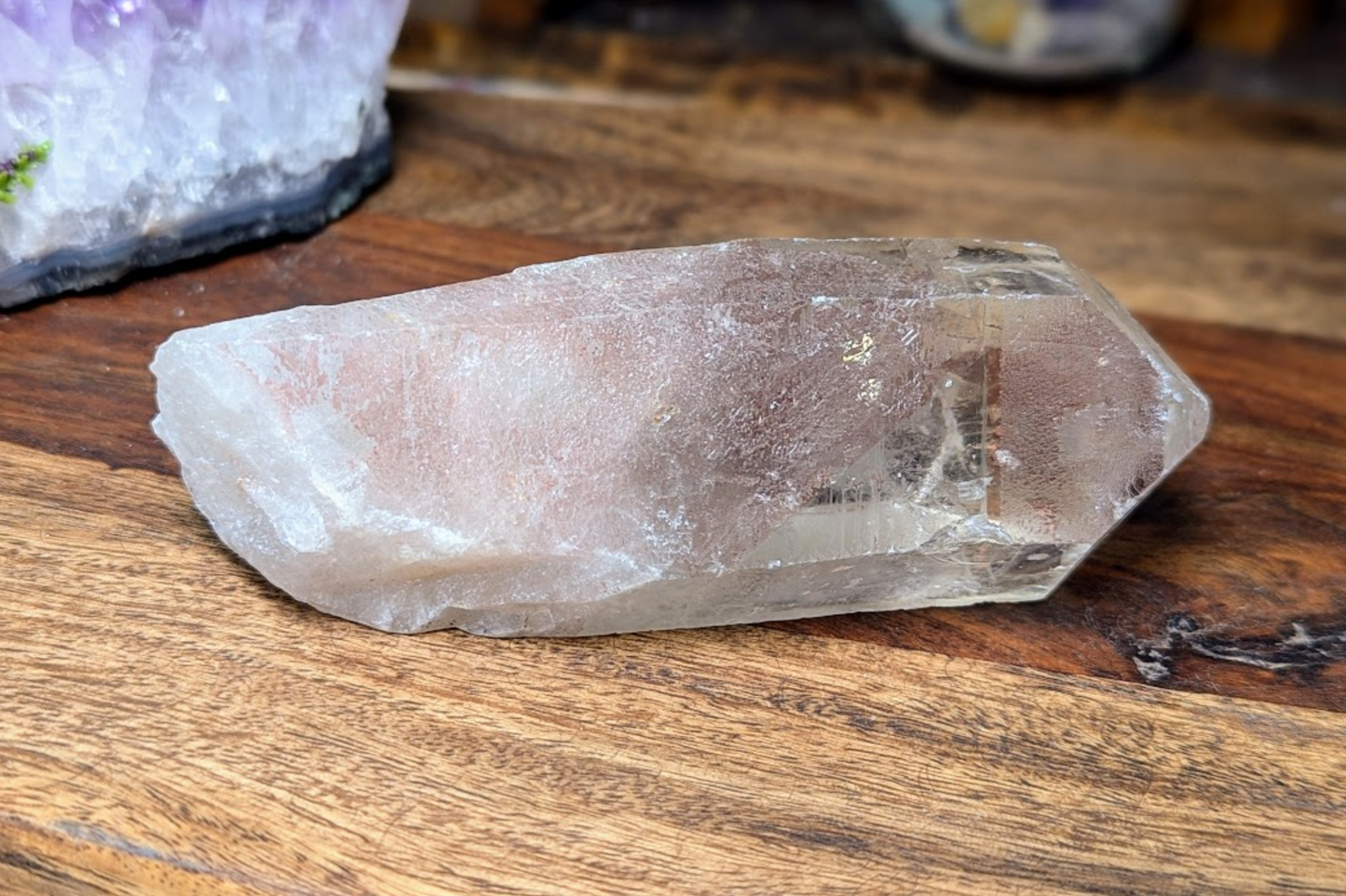 Clear Quartz Rough Point 6 oz