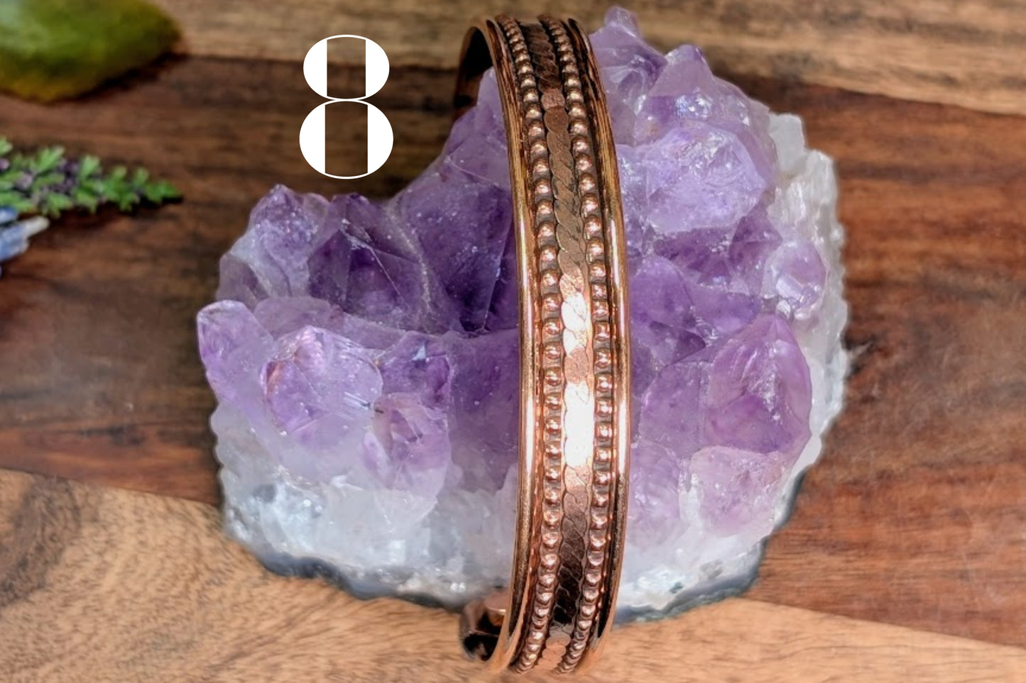 Copper Band Bracelet - Plaited