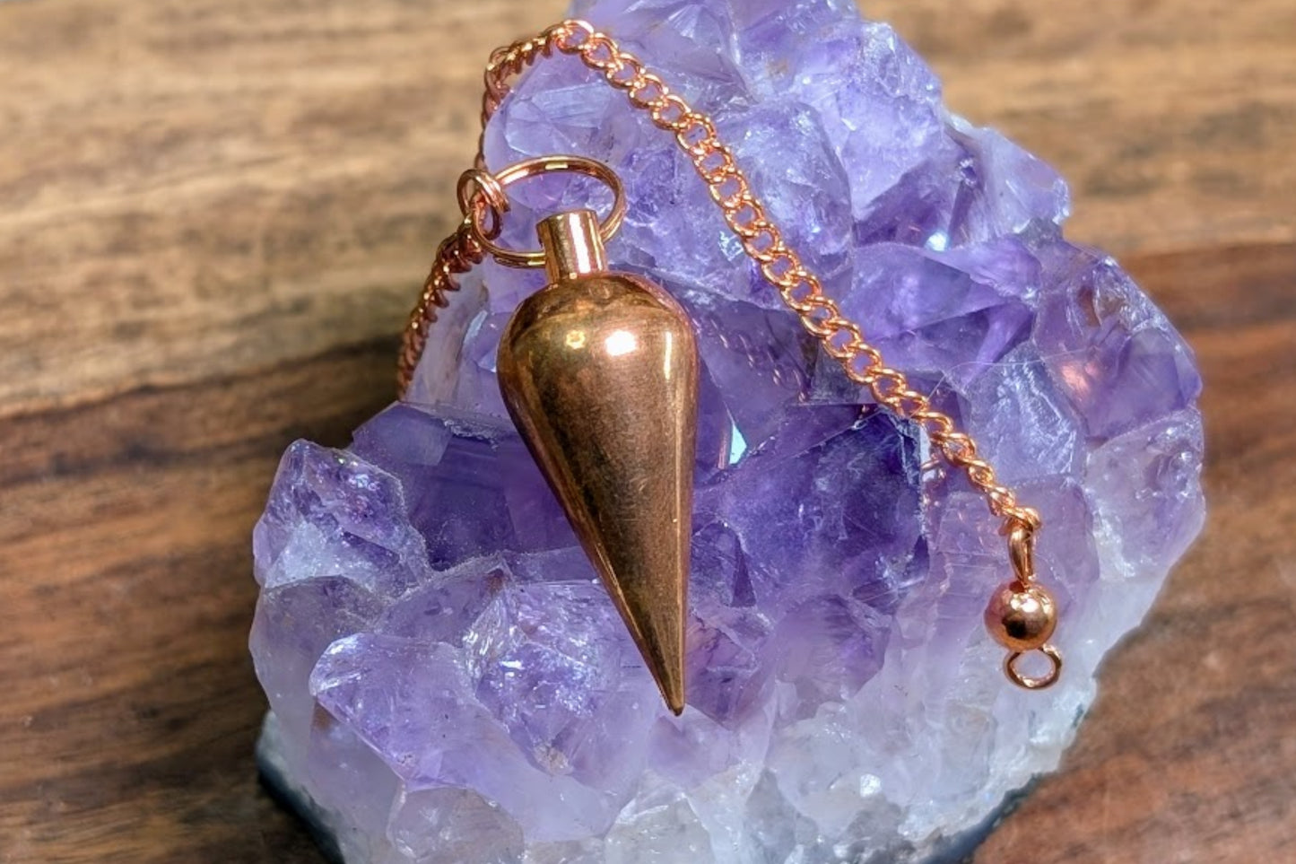 Copper Pendulum - Tear Drop