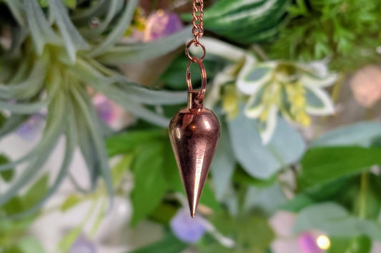 Copper Pendulum - Tear Drop