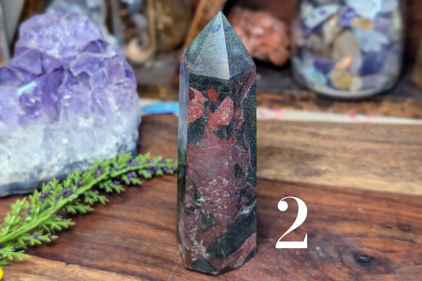 Dragon Blood Jasper Point