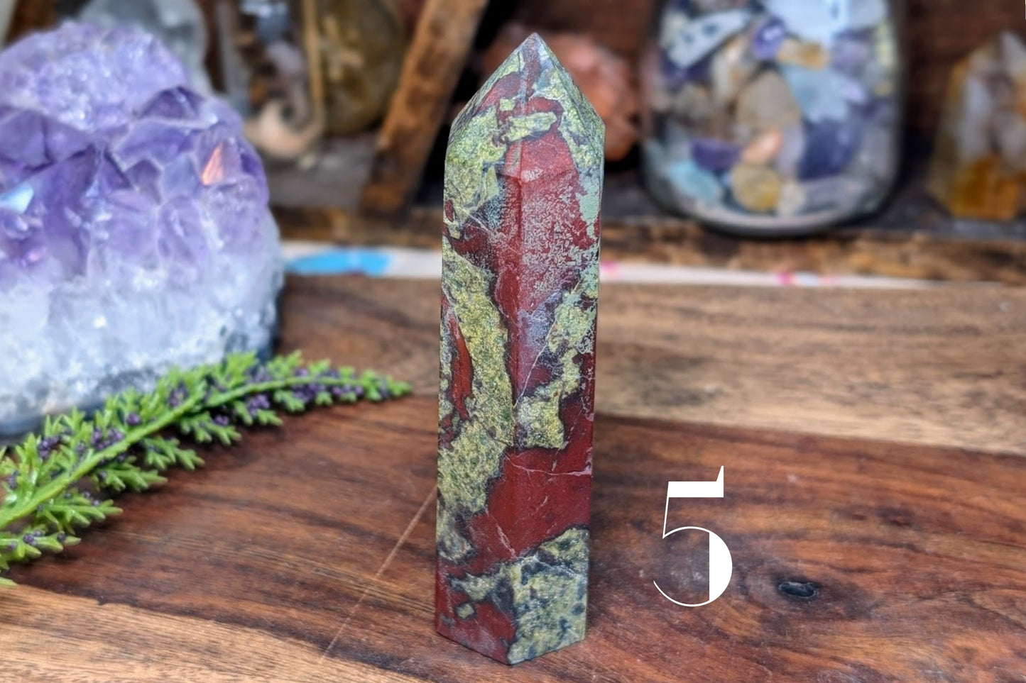 Dragon Blood Jasper Point