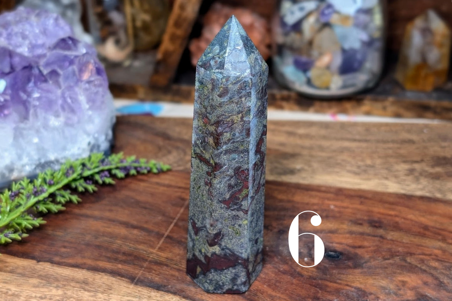 Dragon Blood Jasper Point