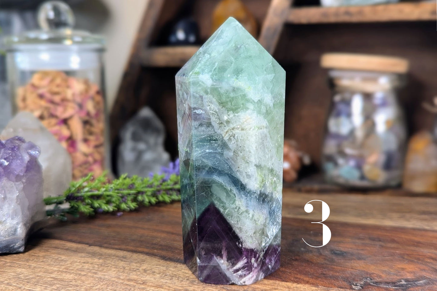 Fluorite Point 3.5"