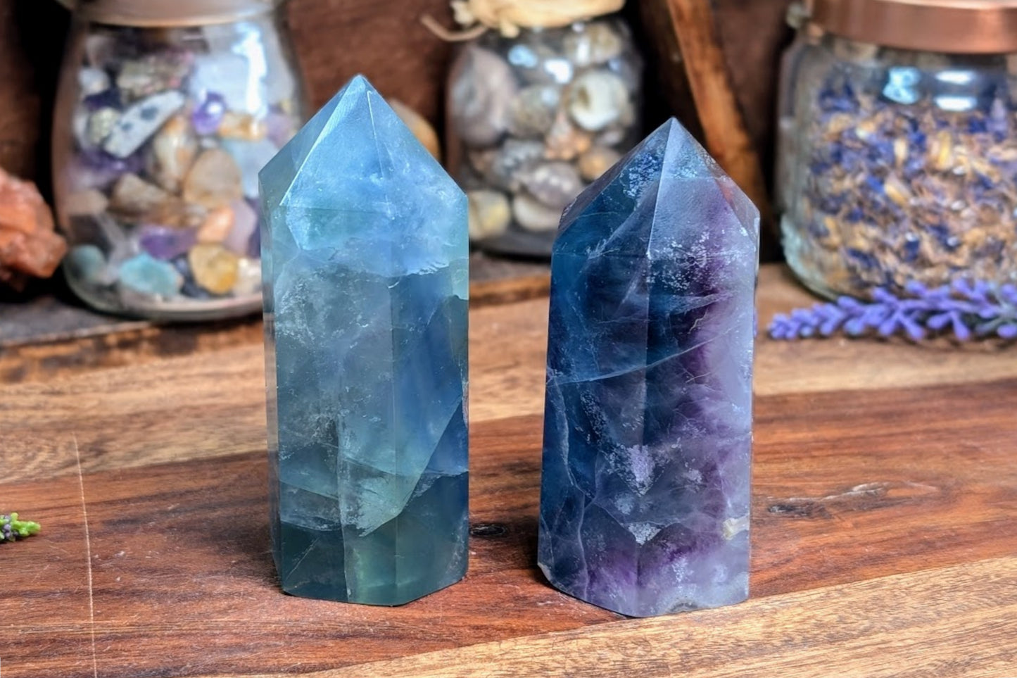 Fluorite Point 3"