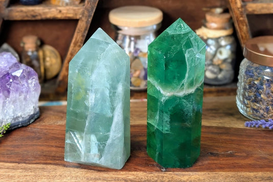 Fluorite Point 4"