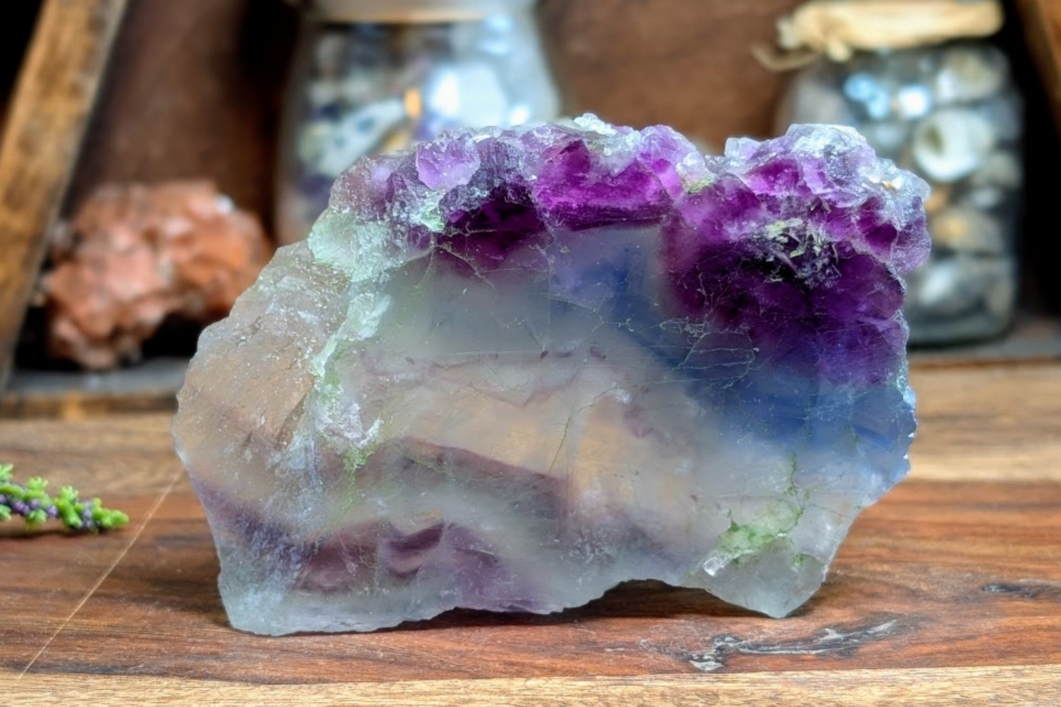 ON SALE: newest Fluorite Slab