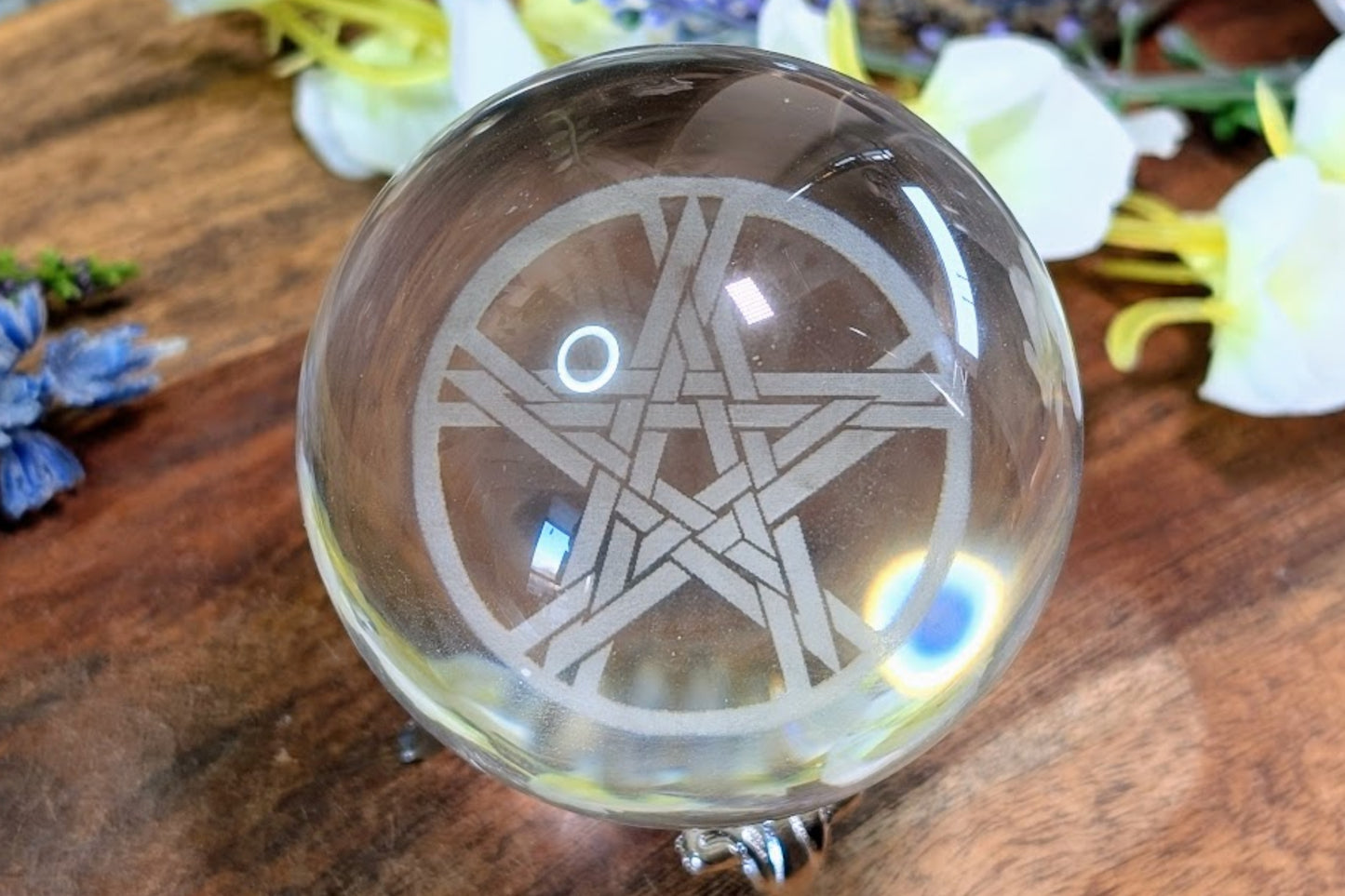 Glass Pentacle Sphere