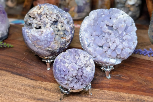 Grape Agate Sphere