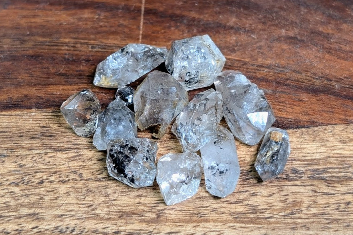 Herkimer Diamonds with Petroleum Inclusions - 5 gm Bag