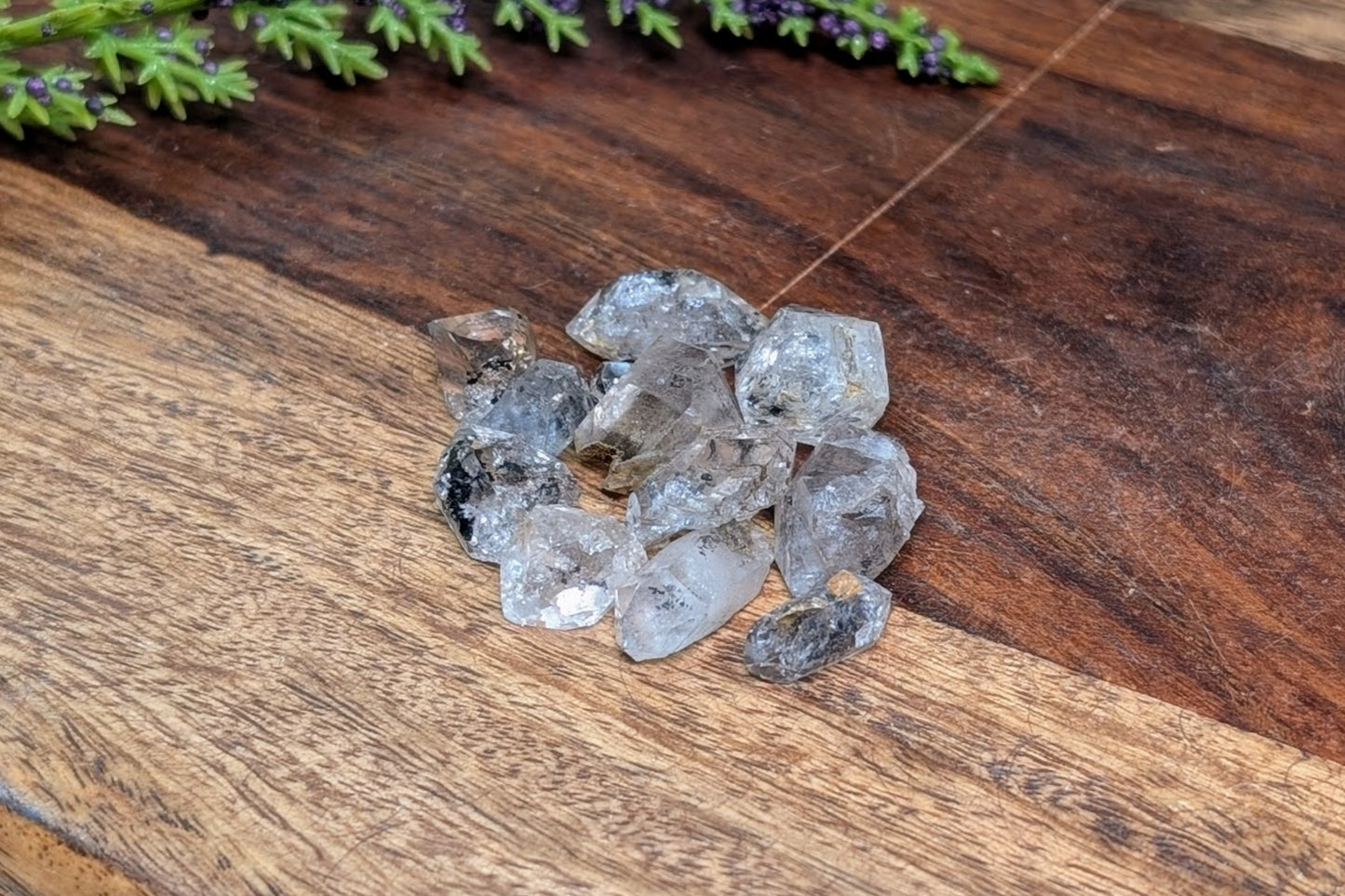 Herkimer Diamonds with Petroleum Inclusions - 5 gm Bag