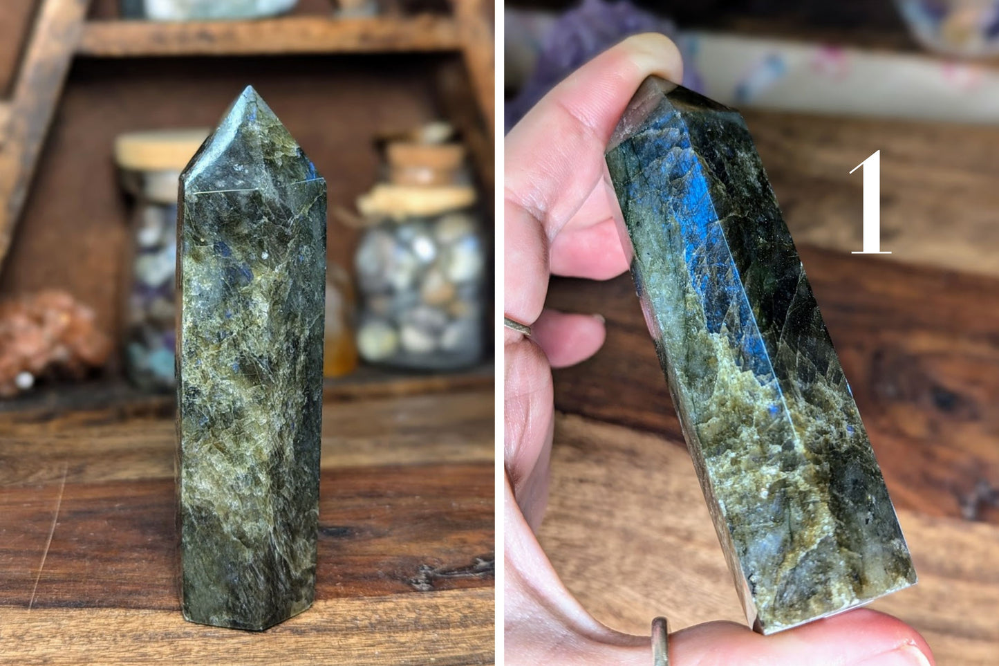 Labradorite Point 3"