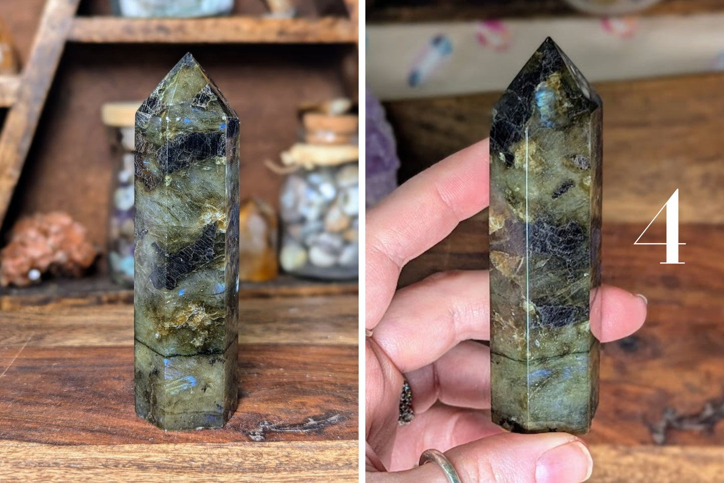 Labradorite Point 3"