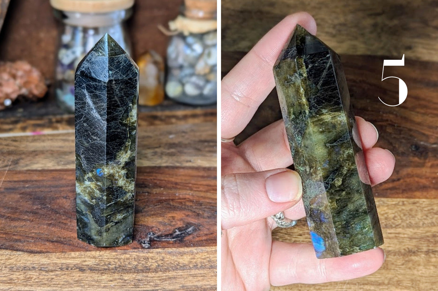 Labradorite Point 3"