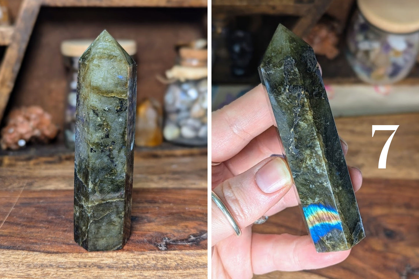 Labradorite Point 3"