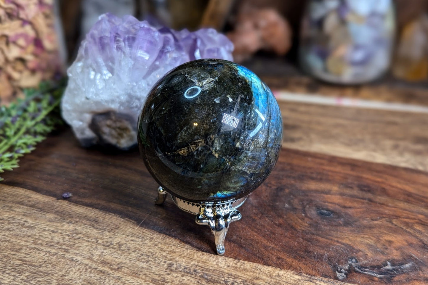 Labradorite Sphere 2"