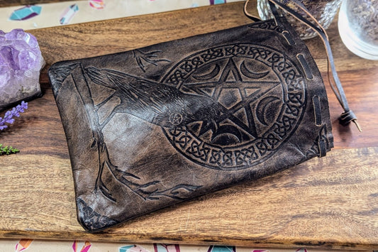 Leather Bag - Raven