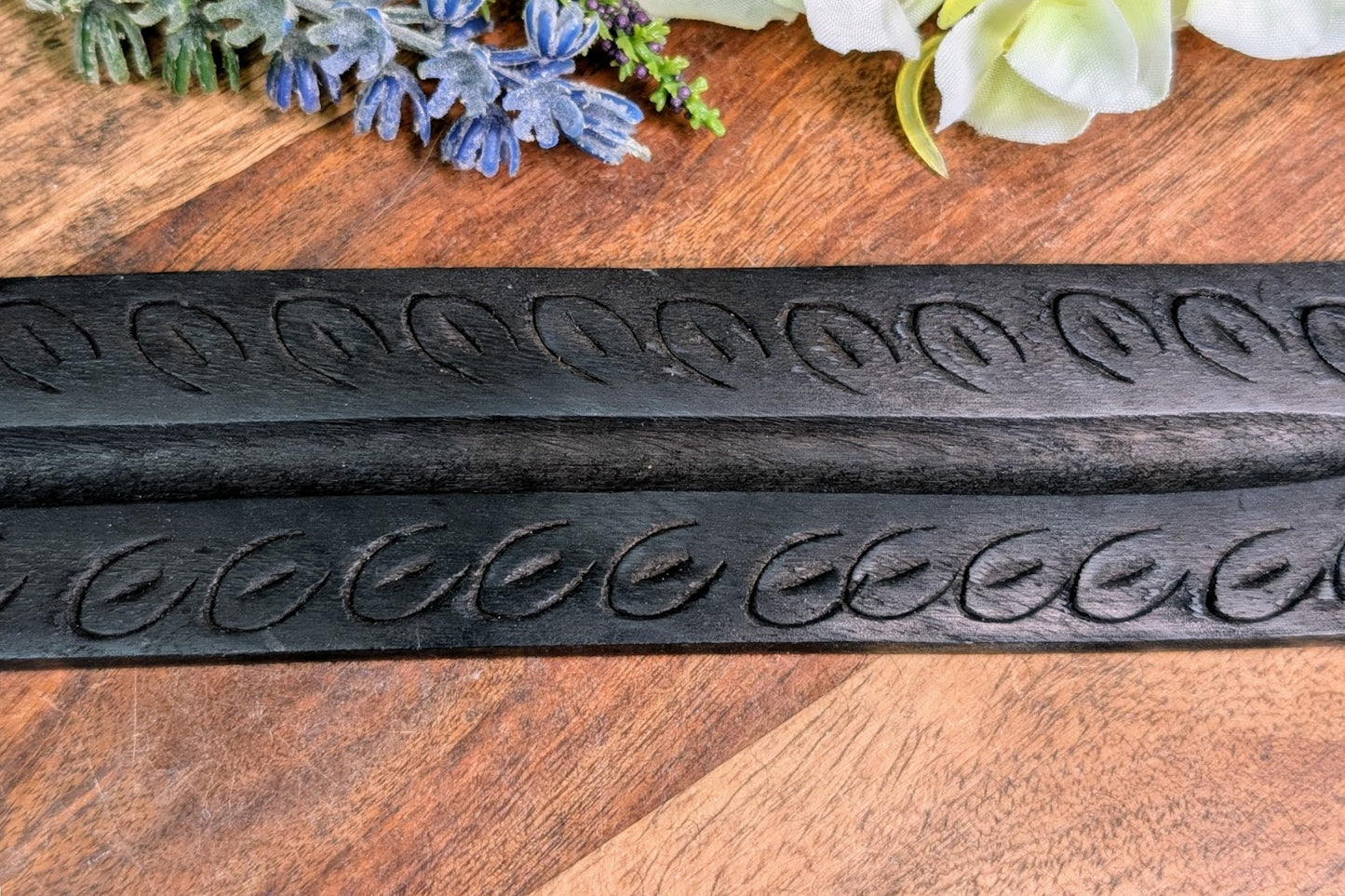 Black Mango Wood Incense Holder