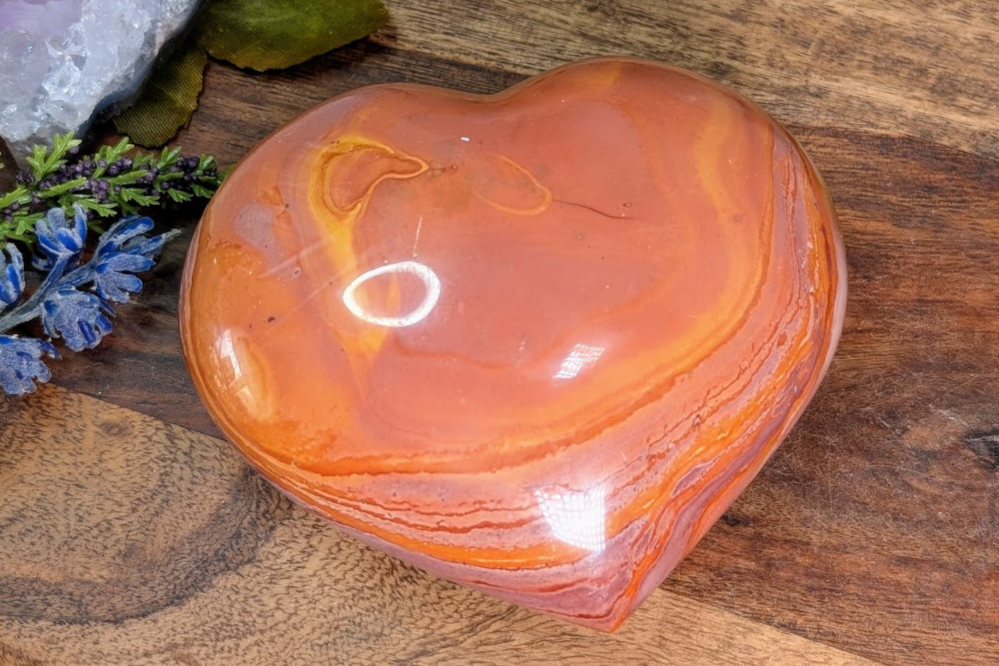 Polychrome Jasper Heart