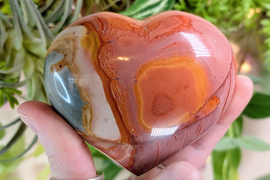 Polychrome Jasper Heart