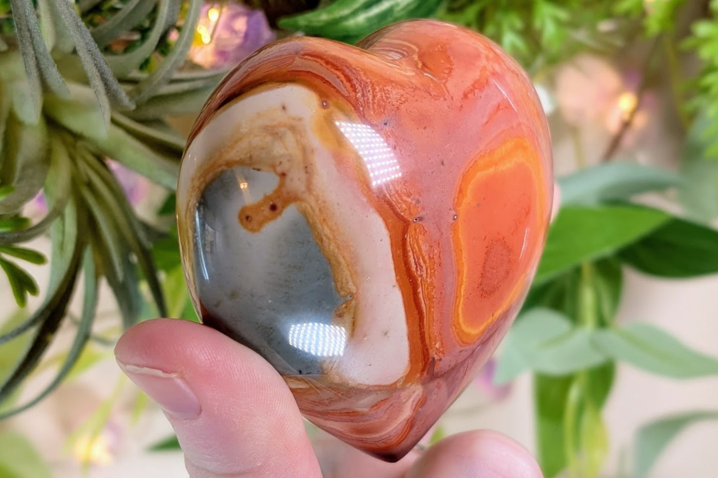 Polychrome Jasper Heart