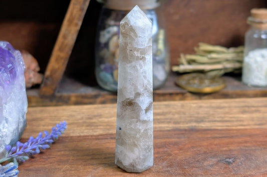 Rainbow Moonstone Point 3"