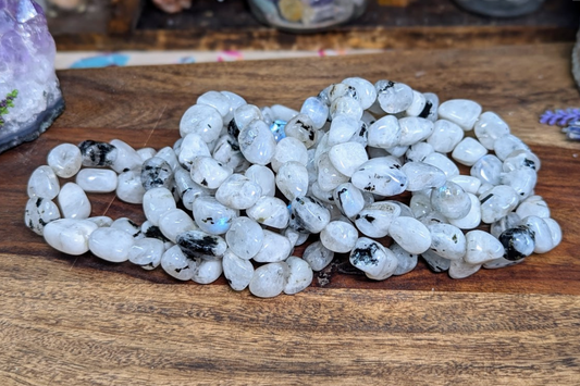 Rainbow Moonstone Bracelet - Tumbled