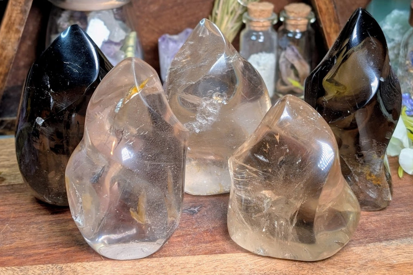 Smoky Quartz Flame