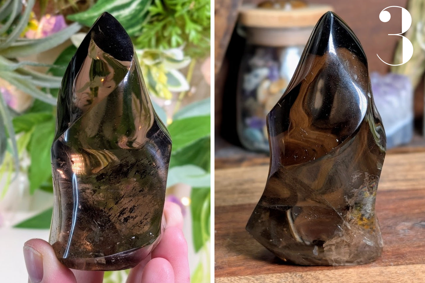 Smoky Quartz Flame