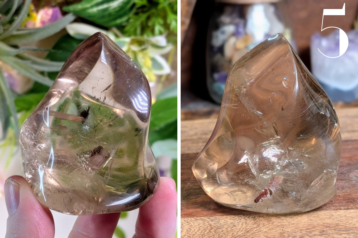 Smoky Quartz Flame