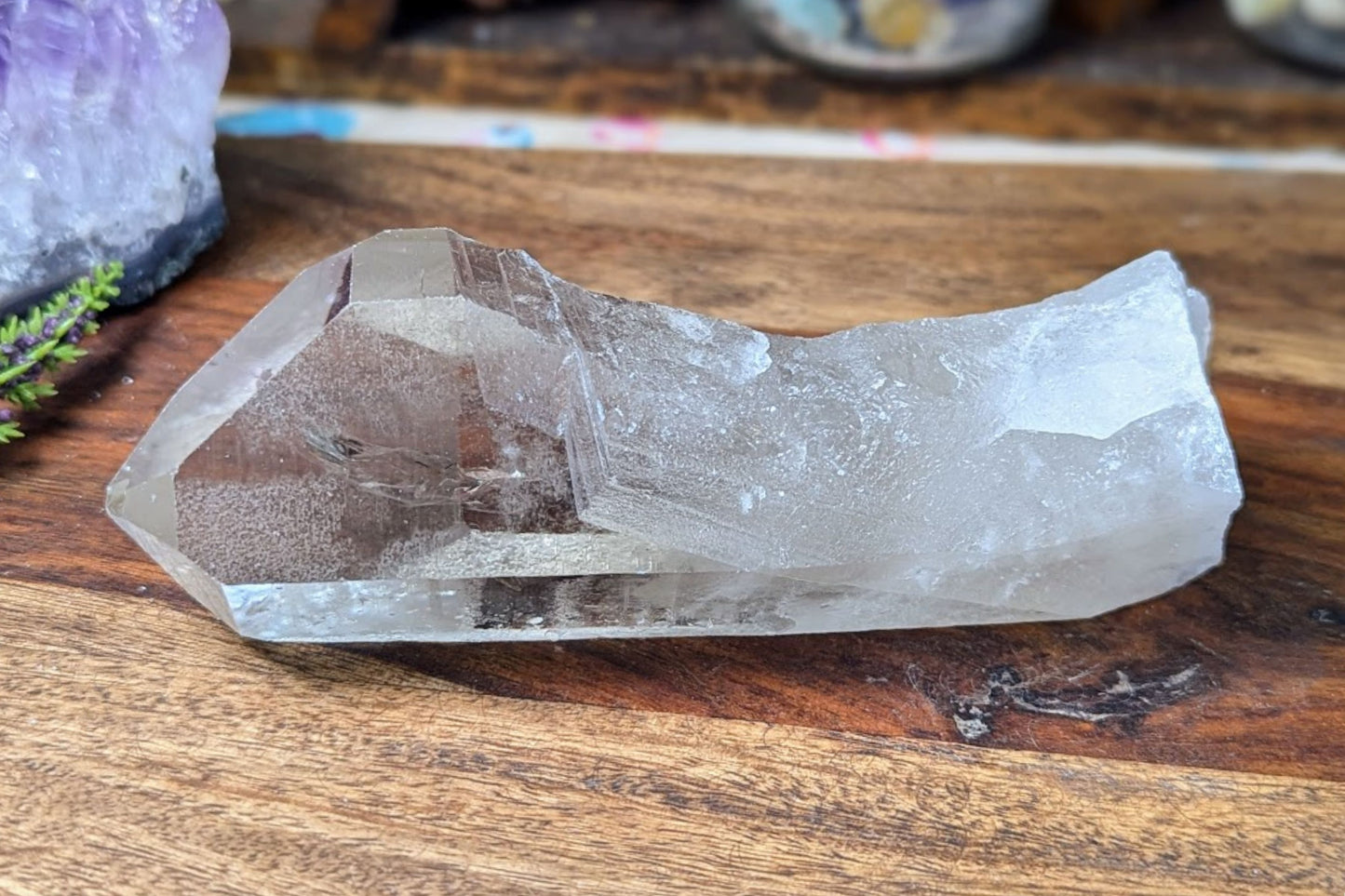 Smoky Quartz Rough Point - 9 oz