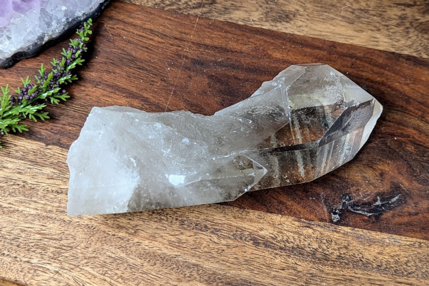 Smoky Quartz Rough Point - 9 oz