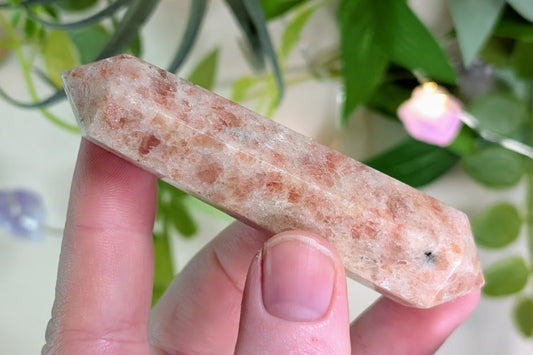 Sunstone Double Terminated Wand