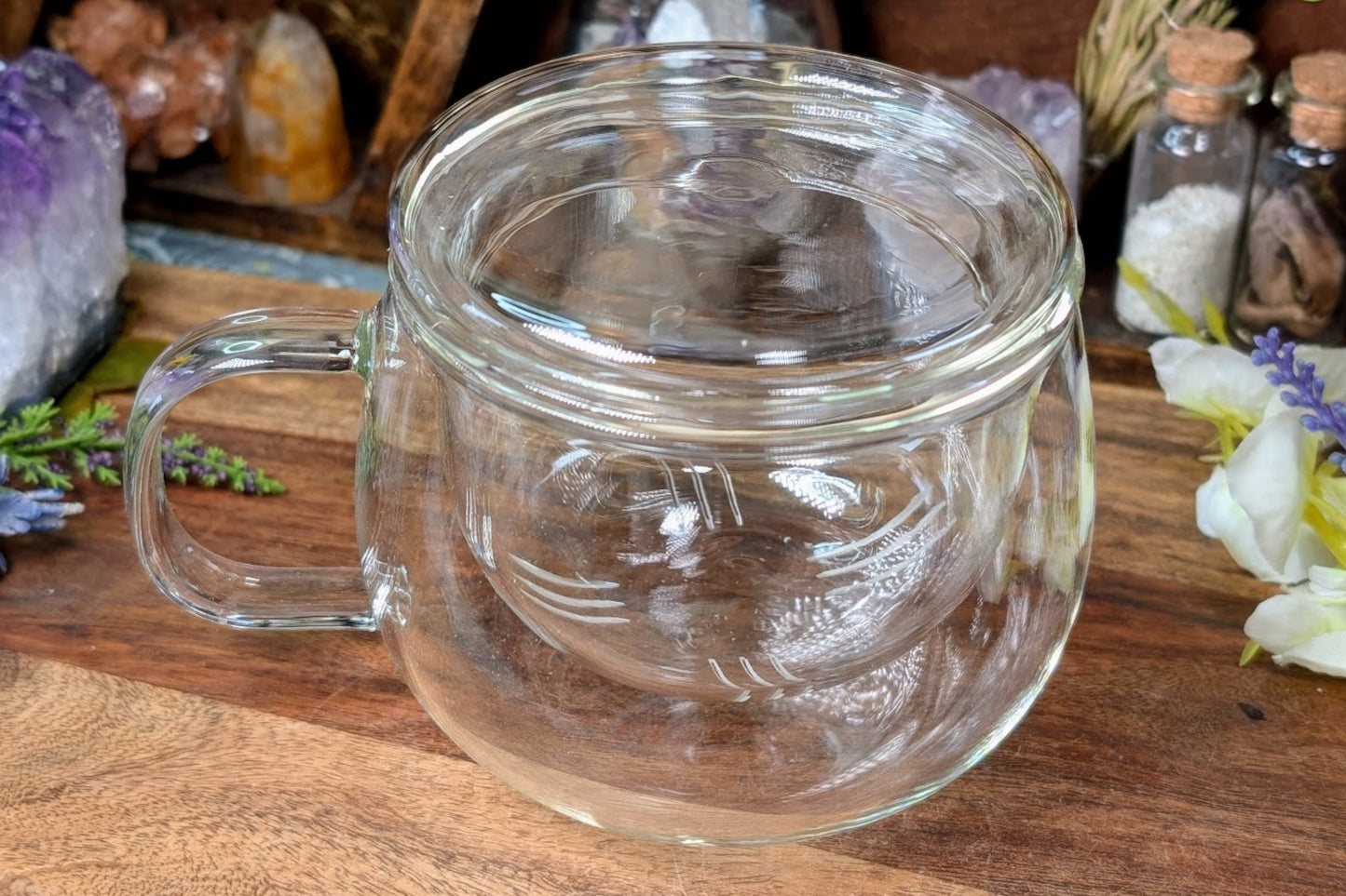 Glass Tea Maker Mug