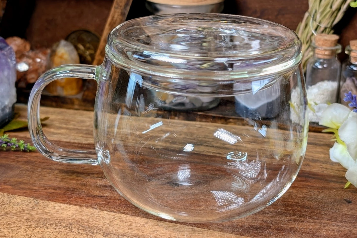 Glass Tea Maker Mug