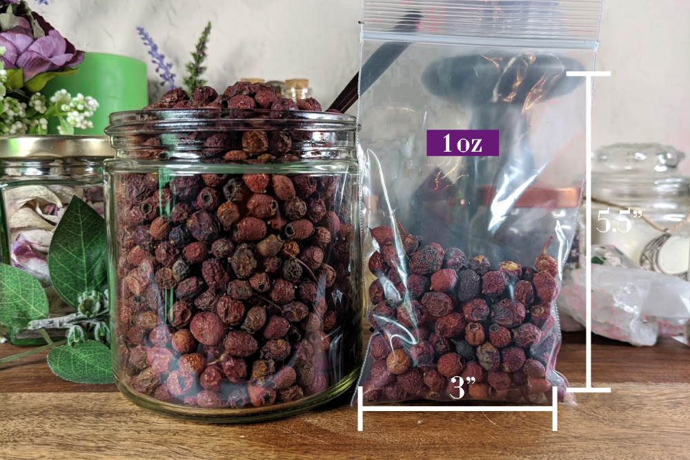 Hawthorn Berries - 1 oz Bag