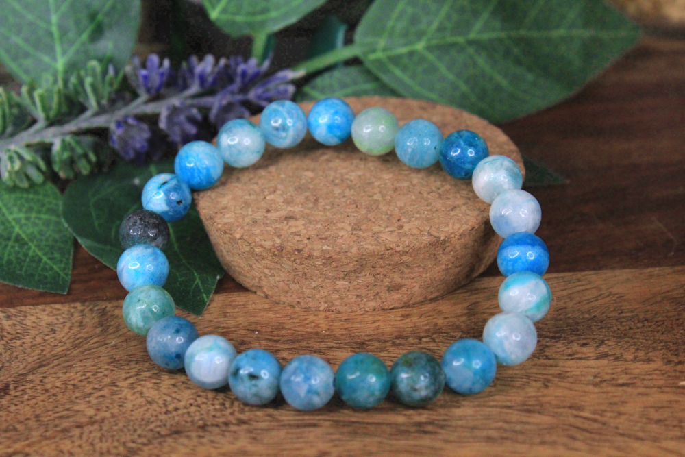 Hemimorphite bracelet deals